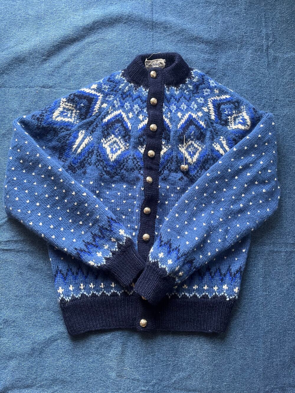 Vintage Jonathan Richards Denmark 100% Wool Sweater